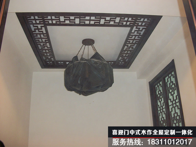 頂部花格吊頂安裝展示