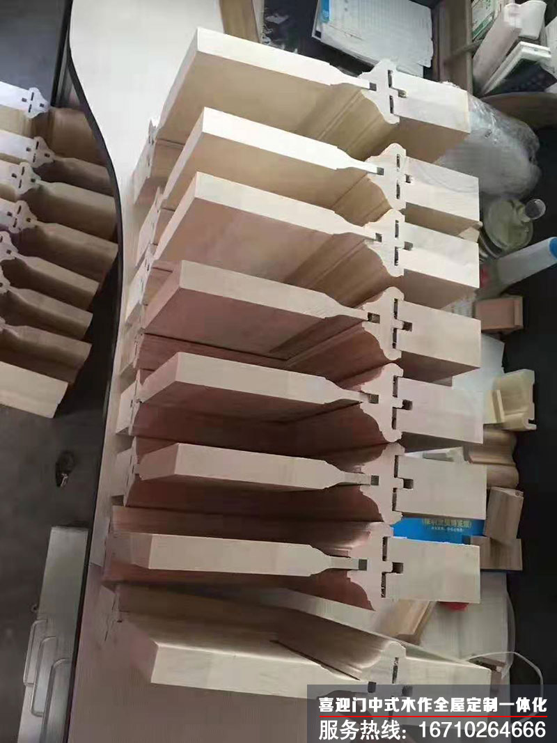 中式木作榫卯銜接口的展示效果