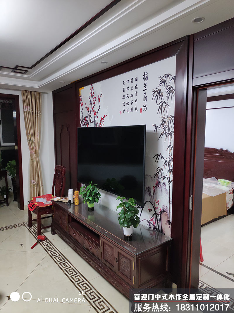 中式電視柜圖片