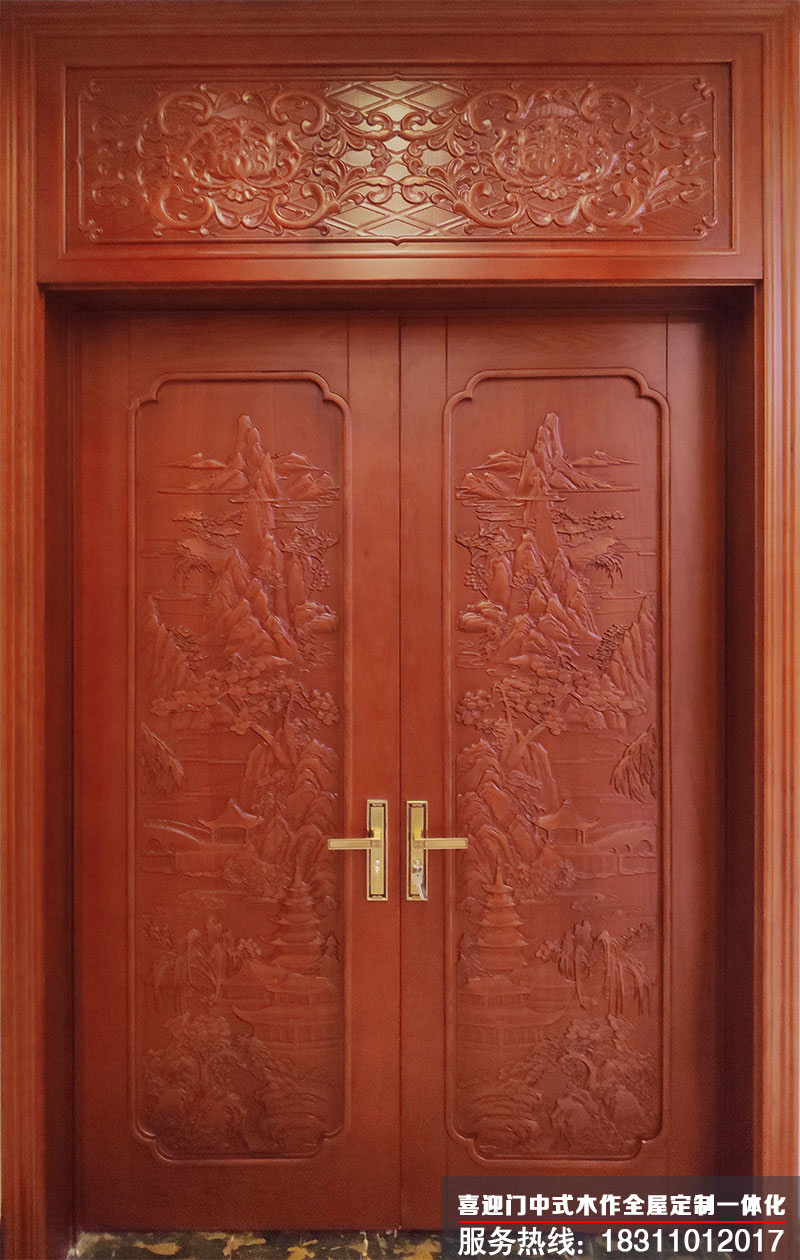 新中式裝修木門(mén)