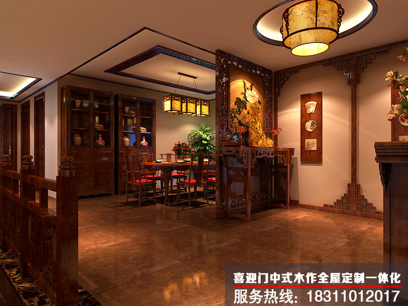 中式餐廳設計圖片