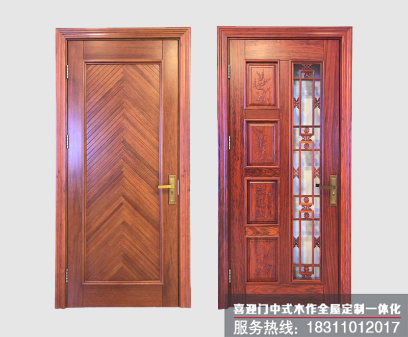 中式高端實(shí)木門(mén)