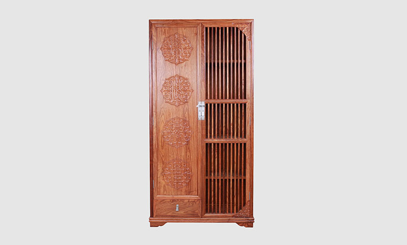 中式實(shí)木書柜—學(xué)海無涯
