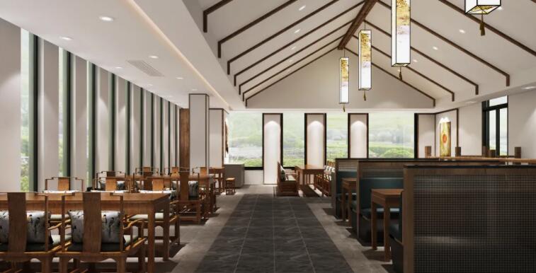 中式餐廳設(shè)計(jì)圖片